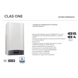 prestaciones caldera gas natural condensacion ariston clas one 24-30-35 ff