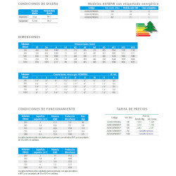 para bomba de calor calefaccion Interacumulador SUICALSA ASFBPW 200