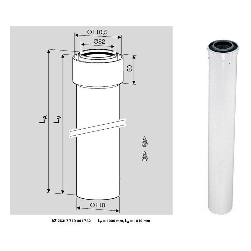 JUNKERS AZ-263 prolongación 100cm