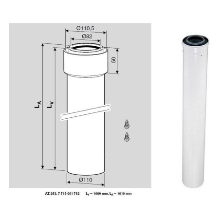 JUNKERS AZ-263 prolongación 100cm