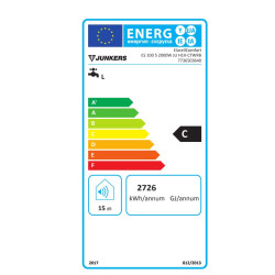 clase energetica c Termo JUNKERS ELACELL COMFORT reversible 100L