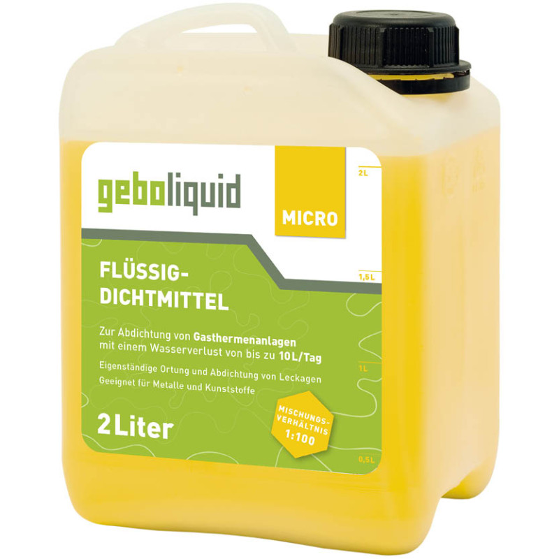 Tapafugas calefacción GEBO LIQUID MICRO 2L.