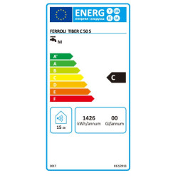 clase energetica Termo Electrico FERROLI TIBER C 50 S