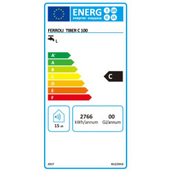 clase energetica Termo Eléctrico FERROLI TIBER C 100