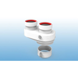 ADAPTADOR BIFLUJO beretta corbero vanwandist cobeta
Adaptador biflujo de Aluminio de Ø80/80