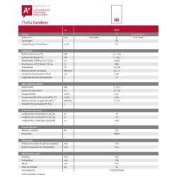 DATOS TECNICOS CALDERA SAUNIER DUCAL THELIA CONDENS 25-A