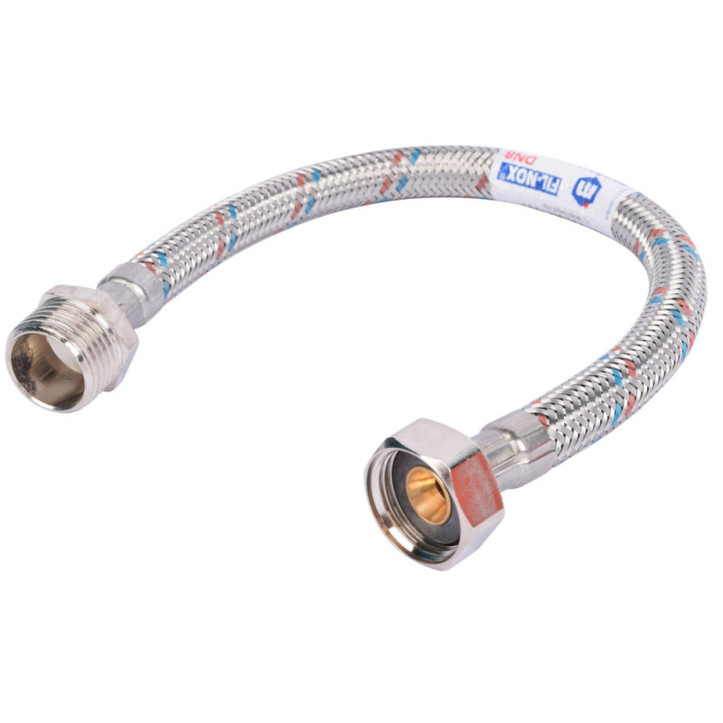 latiguillo agua 3/4"- H-H reforzado filnox gigante 80cm