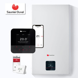 termostato y Caldera de gas Saunier Duval THEMA CONDENS MI 26