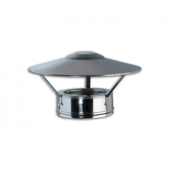 Sombrerete final biomasa aislada 50cm DW25 Ø 100/150