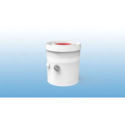 Manguito coaxial con toma...