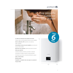 CARACTERISTICAS TECNICAS CALDERA PROTHERM PUMA CONDENS 24/28