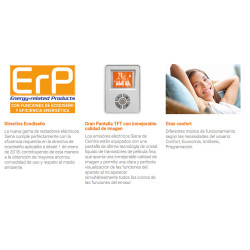 termostato digital programable Emisor Térmico Fluido COINTRA SIENA 750