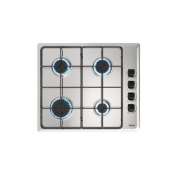 Encimera Gas Butano inox TEKA Easy HLX 640 KL encendida