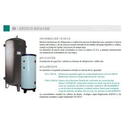 funciones Depósito inercia CORDIBARI DI 200