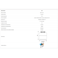 datos tecnicos Servomotor 24v para válvulas PROMIX AVD05M41
