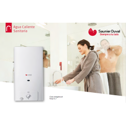 Calentador Atmosférico saunier duval opalia 14 dos duchas baños