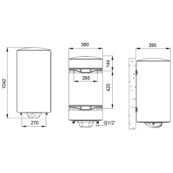 Medidas  termo APARICI SIE-S 75