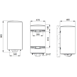 Medidas termo APARICI SIE-N 100