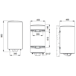 Dimensiones termo paneles fotovoltaicos APARICI SH100