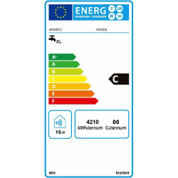 Clase energética termo APARICI TXS 300