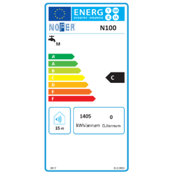 Clase energética termo APARICI N100