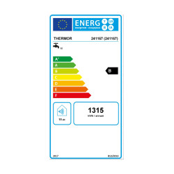 Clase energética termo THERMOR CERAMICS DIGITAL 50