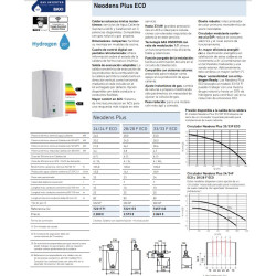 CARACTERISTICAS CALDERA BAXI NEODENS PLUS ECO 28/28 F
