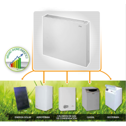 radiado de agua alto rendimiento, solar, geotermia, aerotermia caldera de gas, gasoil