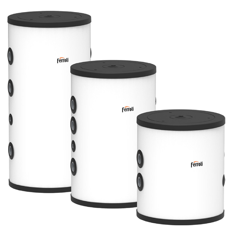 Depósito Inercia Aerotermia FERROLI ECO PUFFER HP 50-80- 100 L