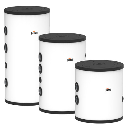 Depósito Inercia Aerotermia FERROLI ECO PUFFER HP 50-80- 100 L