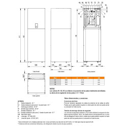 Medidas interior bomba de Calor Aerotermia FERROLI OMNIA ST 3.2 14