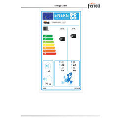 Clase energética  bomba de Calor Aerotermia FERROLI OMNIA M 3.2 22T