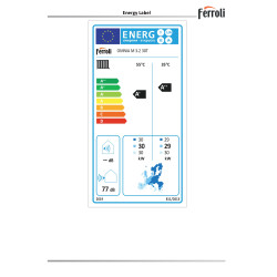 Clase energética  bomba de Calor Aerotermia FERROLI OMNIA M 3.2 30T