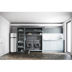 Ambientación bomba de calor aerotermia ACS FERROLI EGEA 260 LT PIE