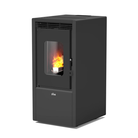 ESTUFA PELLETS FERROLILIRA SLIM PLUS Negro 7kw
