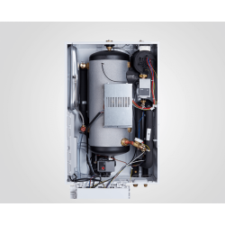 El interior de la unidad interna Bomba de Calor Aerotermia BAXI PLATINUM BC iMAX 27 TR