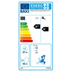 Clasificacion energéticaBomba de Calor Aerotermia BAXI PLATINUM BC INTEGRA iR32 12 TR