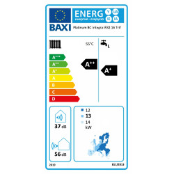 Clasificacion energéticaBomba de Calor Aerotermia BAXI PLATINUM BC INTEGRA iR32 16 TR