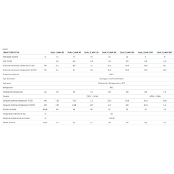 Ficha técnica bomba de Calor Aerotermia DOMUSA DUAL CLIMA 19 RT