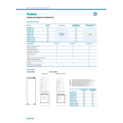Ficha técnica módulo hidráulico DOMUSA FUSION HT 300