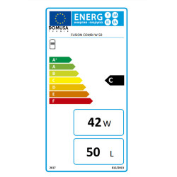 Clasificación energética módulo hidráulico DOMUSA FUSION COMBI W 50
