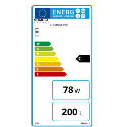Clase energética módulo hidráulico DOMUSA FUSION HE 200