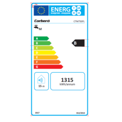 Clase energética Termo Eléctrico Doble Tanque CORBERÓ CTM750FL