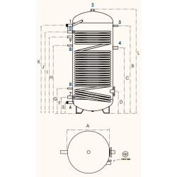 Depósito Interacumulador vitrificado FERCO WWM800
