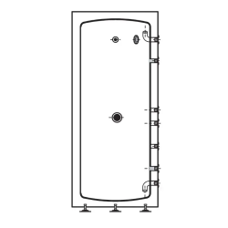 Depósito de inercia inox FERCO DIIPV150