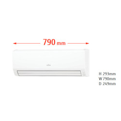 Medidas Aire Acondicionado FUJITSU ASY 50 KL