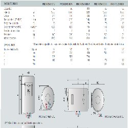 Ficha técnica Termo ARISTON PRO1 R 100 H ES EU