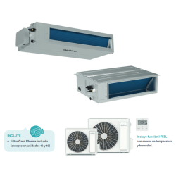 PRESTACIONES Aire Acondicionado Conductos DAITSU ATLAS II ACD24KDBC con WiFi