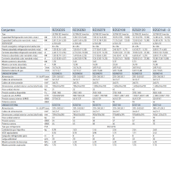 Ficha técnica Aire Acondicionado Conductos BAXI NANUK RZGD100 R32