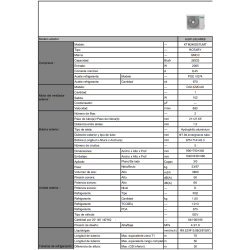 Ficha técnica Unidad exterior Aire Acondicionado Conductos HISENSE AUD71UX4RJFM7